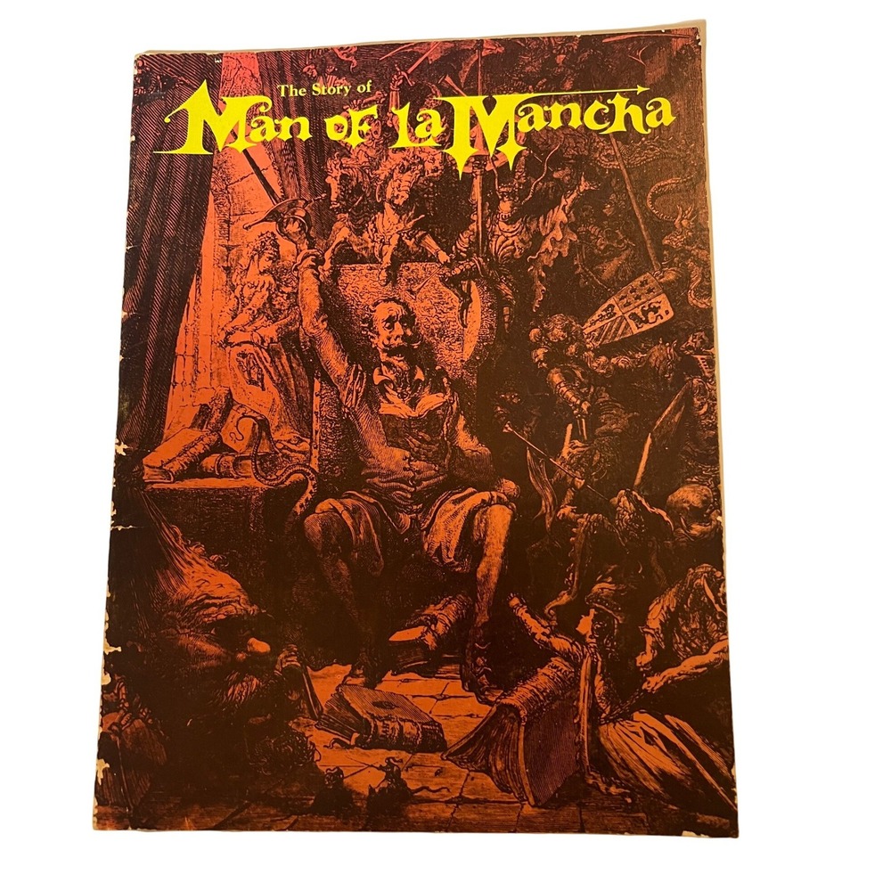 The‎ Story of Man of La Mancha Playbill Program Vintage 1965 Broadway Show
